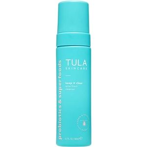 Tula Skincare Keep It Clear acne foam cleanser New